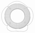 Taylor Made Products 367 USCG Approved Foam Life Ring (24inch, White)