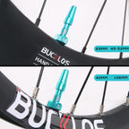 Bucklos Tubeless Presta Valve Stem 40/44/55/60/65/80/100 Mm, Valve Stem Kit With Valve Core Removal Tool For Road Bike/Mountain