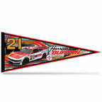 Rico Industries Nascar Racing Harrison Burton No. 21 12'' X 30'' Felt Wall D  Cor Pennant - Great For Home/Bed Room/Man Cave D