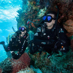Tusa Sp-0101 Hyperdry Elite Ii Scuba Diving Snorkel, Black/Ocean Green
