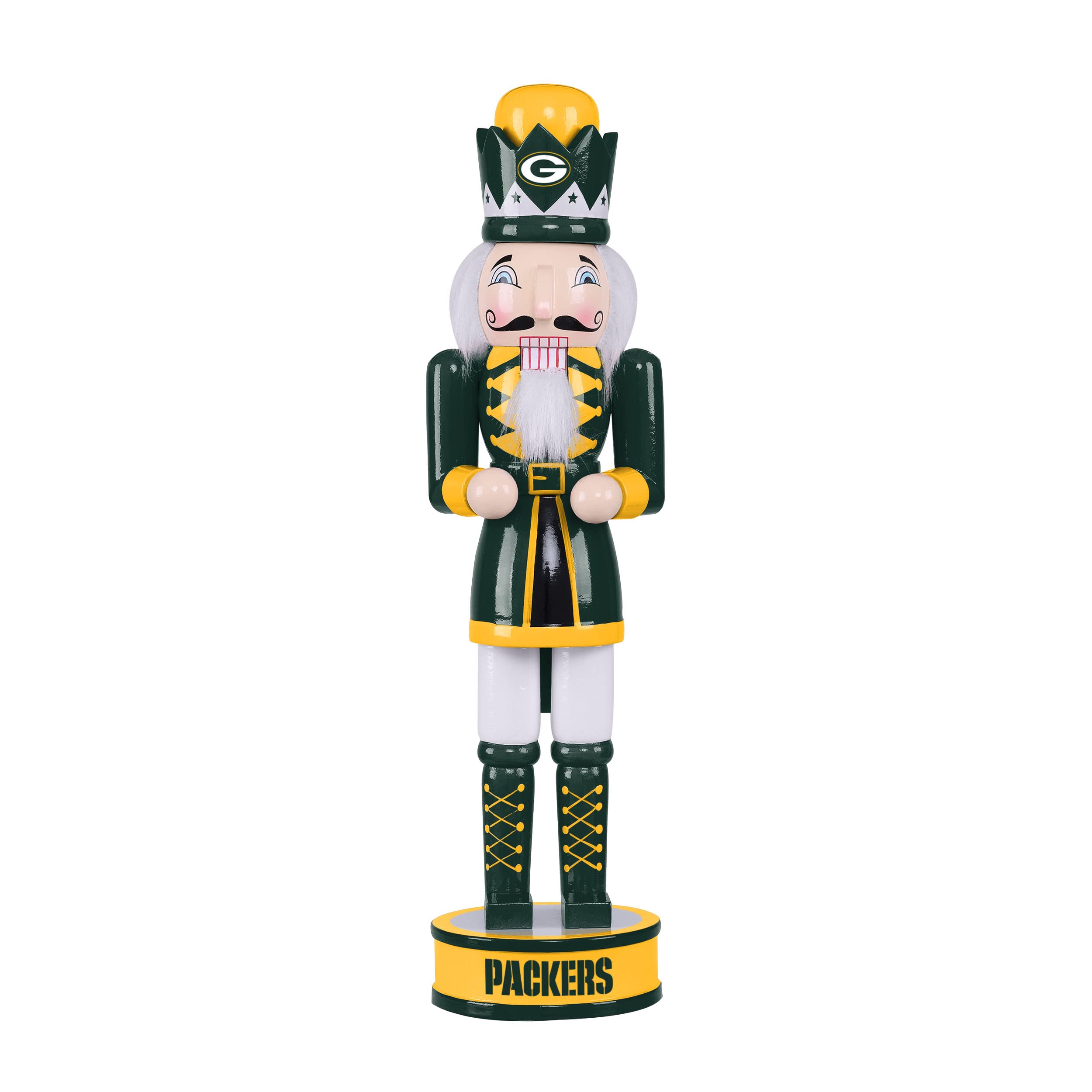 FOCO Green Bay Packers 14 Holiday Nutcracker - Version 2