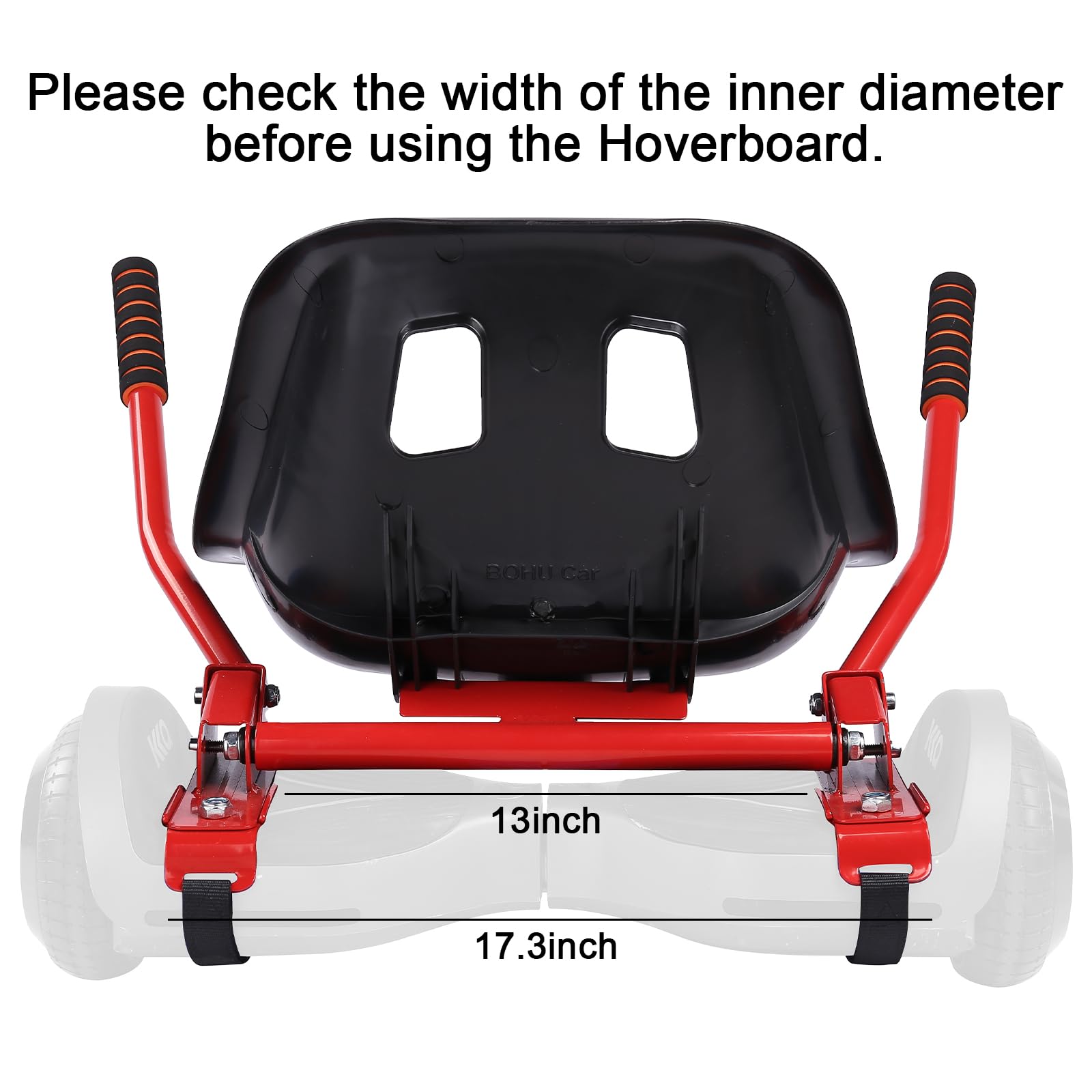 Hoverboard Seat Attachment For 6.5   -10    Hover Board, Buggy Go Kart Conversion Kit, Accessory For Self Balancing Scooter, Hov