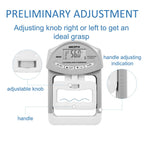 Gripx Digital Hand Dynamometer Grip Strength Measurement Meter Auto Capturing Electronic Hand Grip Power 198Lbs / 90Kgs