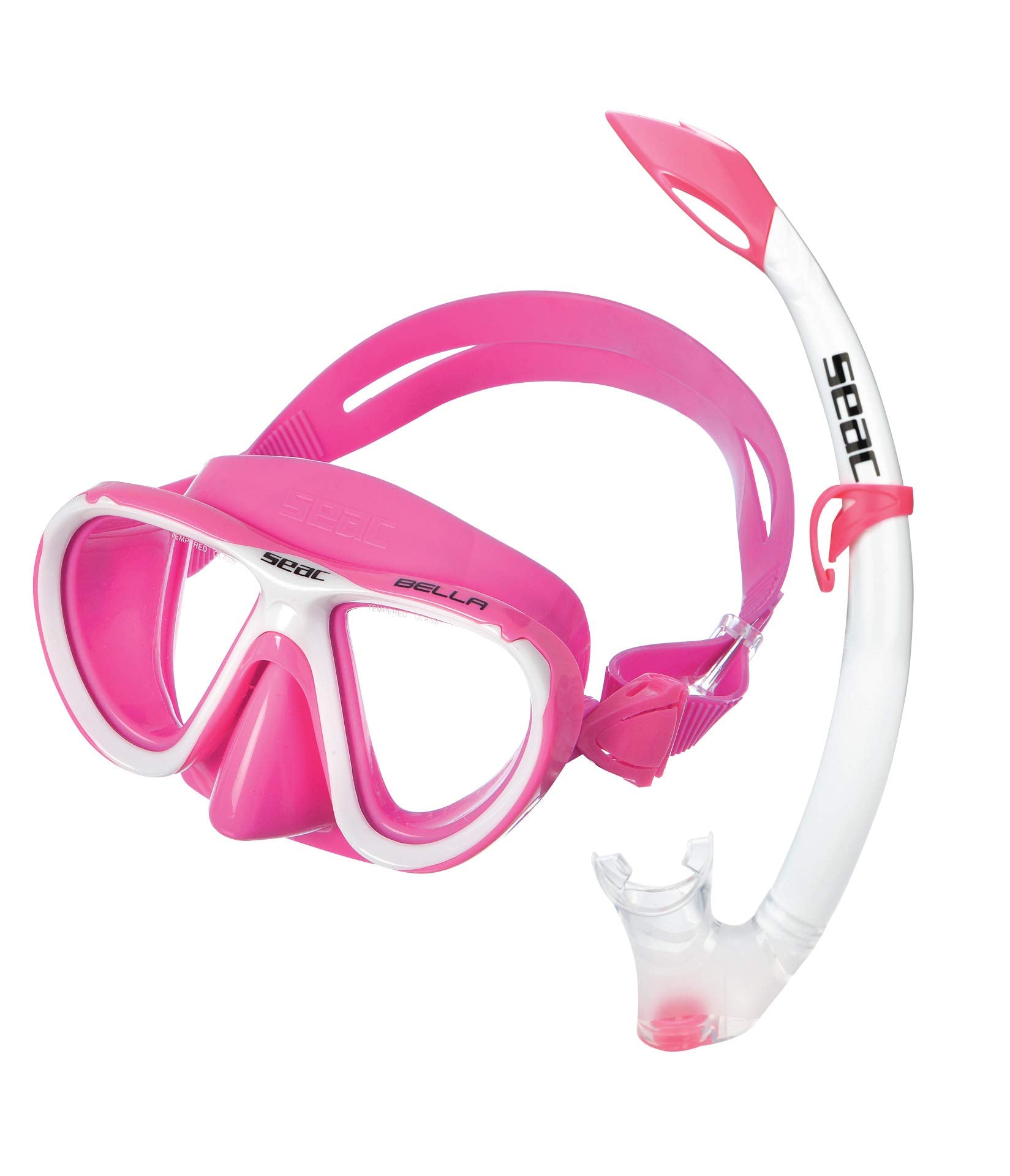 Seac Set Bella Color, Diving Mask And Snorkel Set For Kids