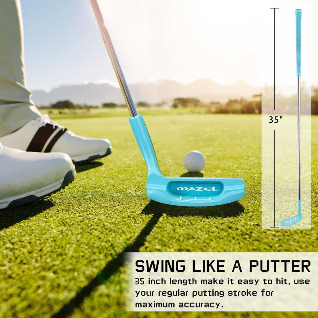 Mazel Chipper Club Pitching Wedge For Men & Women,36 Degree - Save Stroke From Short Game,Right Hand (Light Blue)