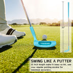 Mazel Chipper Club Pitching Wedge For Men & Women,36 Degree - Save Stroke From Short Game,Right Hand (Light Blue)