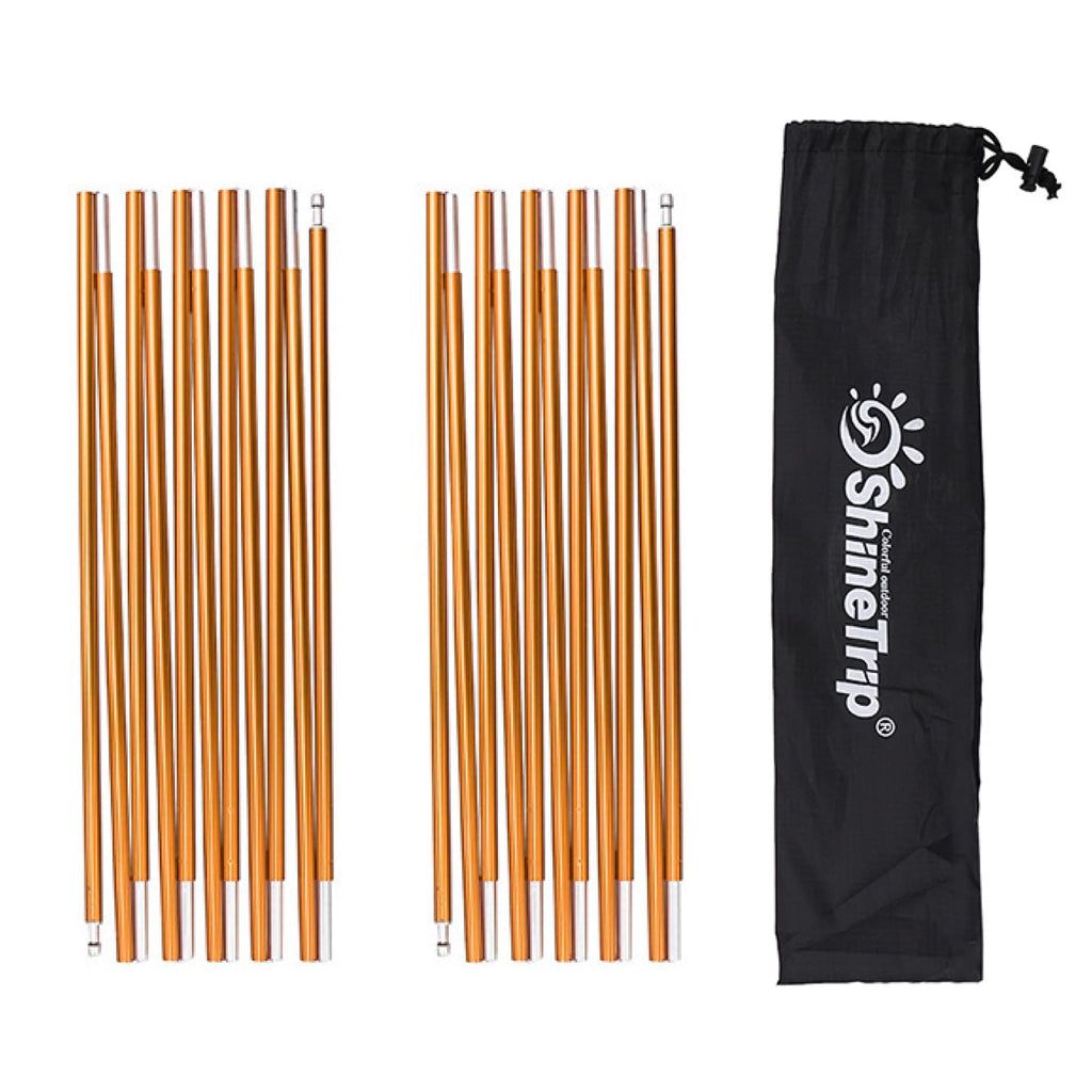 Azarxis Tent Pole Repair Kit Splint Support Kit Replacements Aluminum Rod Adjustable Replacement Poles Accessories For Camping H