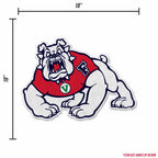 Rico Industries Ncaa Fresno State Bulldogs Mascot Shape Cut Pennant - Home And Living Room D  Cor - Soft Felt Ez To Hang