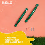 Playground Safety Handles - Outdoor Green Grab Handle Bars, Tree House Accessories, For Backyard Playset And Playground Equipmen