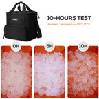 Tourit Cooler Bag 24-Can Insulated Soft Cooler Lunch Coolers Portable Cooler Bag 14.6L For Picnic, Beach, Work, Trip, Daily, Bla