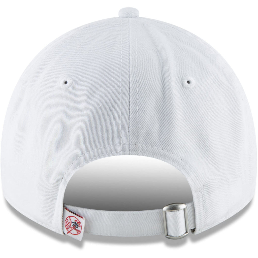 New Era Mlb Core Classic 9Twenty Adjustable Hat Cap One Size Fits All (New York Yankees White)