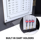 Gse Professional Solid Wood Classic Official Size Dartboard Cabinet With Dart Scoreboard For Game Room. Dart Board & Darts Not I