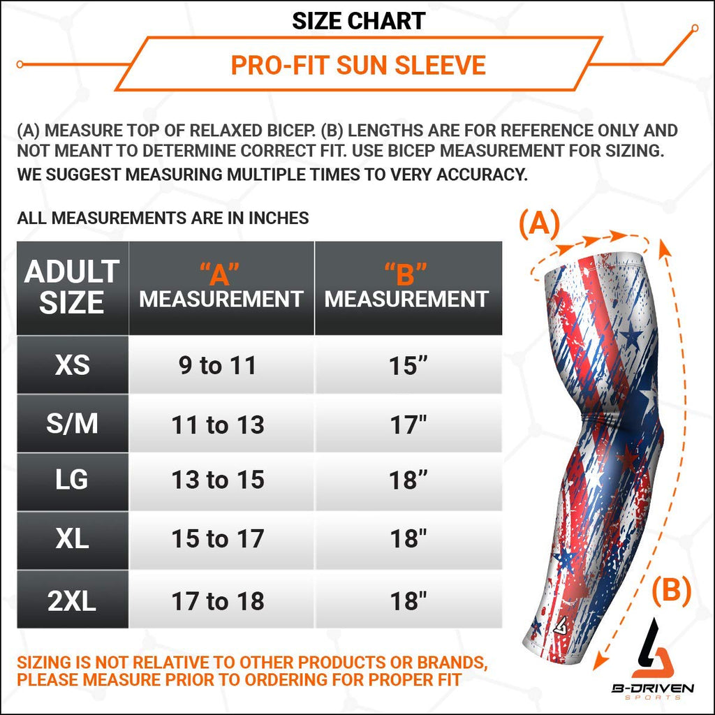 Compression Arm Sleeves For Sun Protection Upf 50+ - Athletic Baseball Basketball Golf Football Sun Sleeves - Cooling Sleeves To