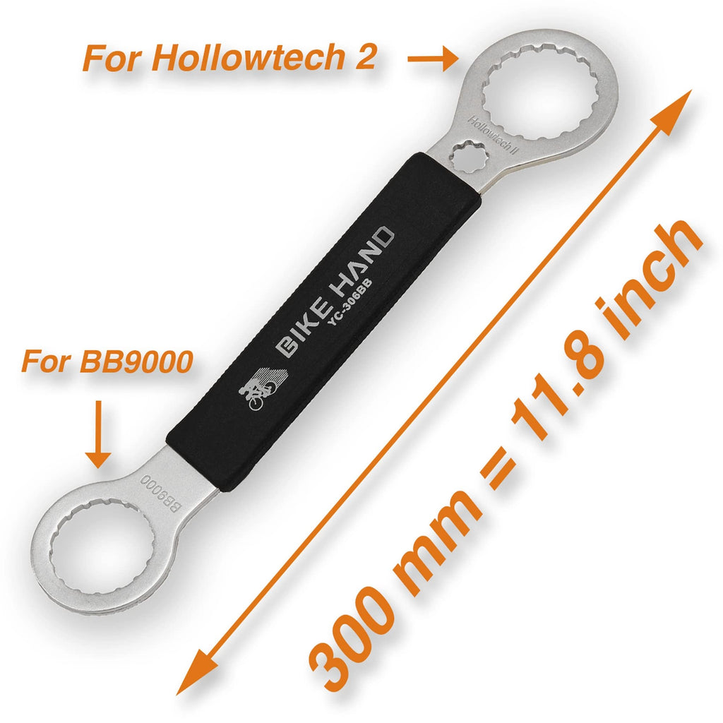 Bikehand Bicycle Bike External Bottom Bracket Install Removal Tool Compatible With Shimano Hollowtech Ii And New Bb9000 Type