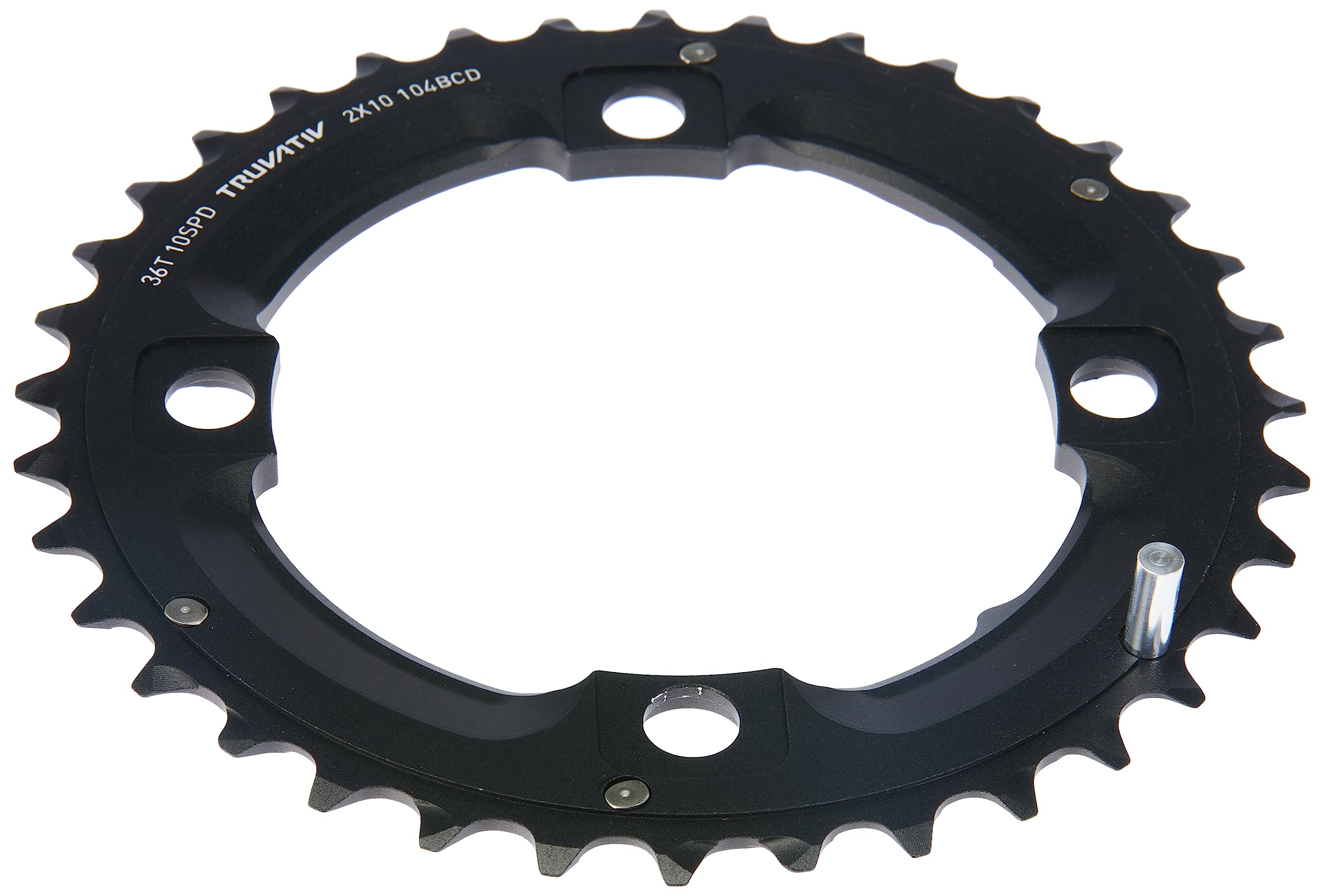 Sram/Truvativ X0 And X9 36T 104Mm Bcd 10 Speed Gxp Chainring With Long Over-Shift Pin, Use With 22T
