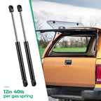 C16-11028 12 Inch 40Lb180N Gas Struts Shock Spring Lift Support For Leer Camper Shell Topper Rear Windows Door Truck Cap Toolbox