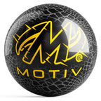On The Ball Bowling Motiv Venom Spare Bowling Ball Black/Gold - Undrilled - Made Of Polyester (16)