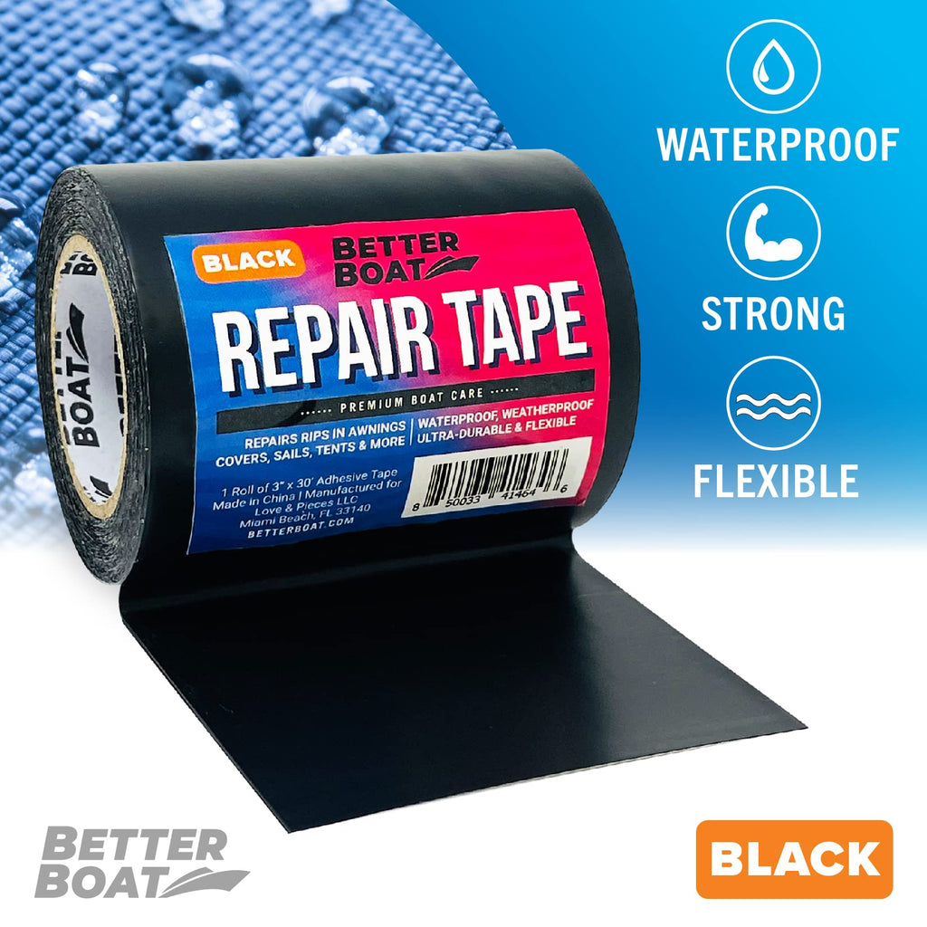 Repair Tape Fabric Repair Boat Covers Canvas Tent Repair Tape Pop Up Camper Rv Awning Repair Tape Tarp Canopy Tear & Vinyl Water