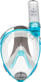 Cressi Baron Junior Full Face Masks, Clear/Aquamarine