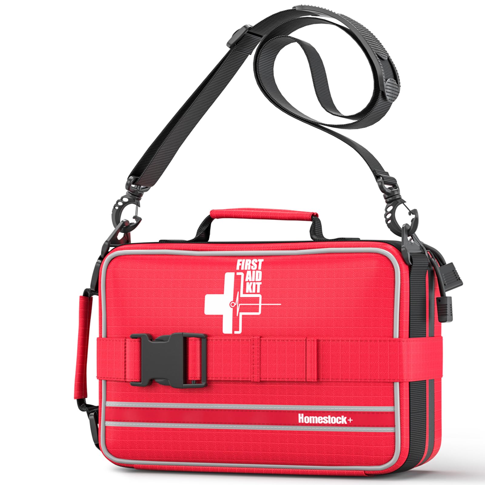 ?2023 Upgrade? Advanced First Aid Kit, Comprehensive Trauma First Aid Kits With Labelled Compartments For Cars, Home, Office, Ba