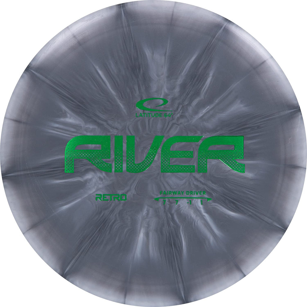 Latitude 64 Retro Burst River Distance Driver Disc Golf Disc  Maximum Distance Frisbee Golf Disc  Easy To Throw For Beginners  1