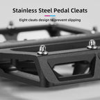 Rockbros Mtb Mountain Bike Pedals Compatible With Spd Mountain Bike Dual Function Sealed Clipless Aluminum Bicycle Flat Platform