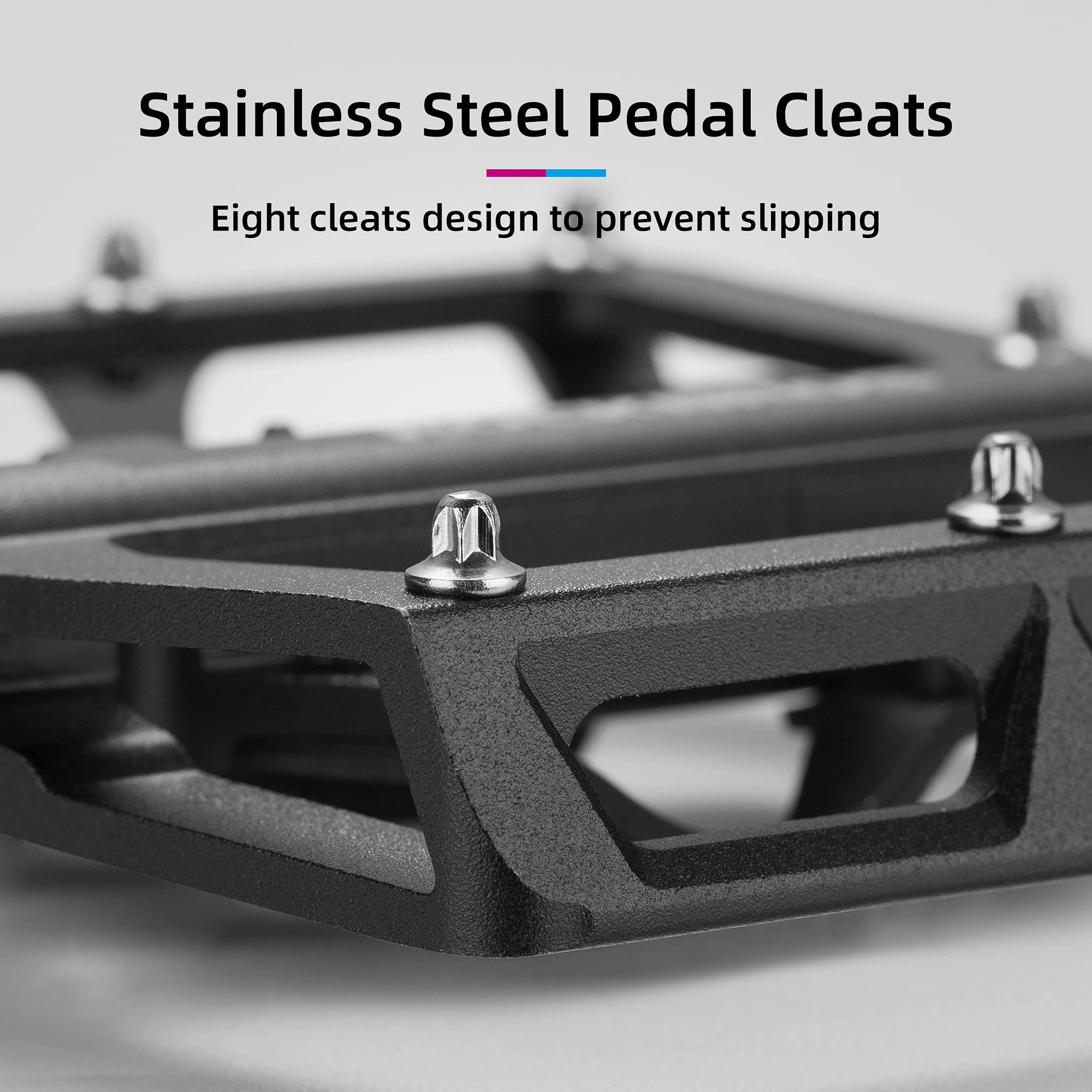 Rockbros Mtb Mountain Bike Pedals Compatible With Spd Mountain Bike Dual Function Sealed Clipless Aluminum Bicycle Flat Platform