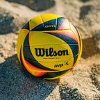 Wilson Avp Optx Game Volleyball - Official Size, Yellowblack