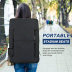 Stadium Seat For Bleachers With Back Support Reclining Adults Camping Stadium Chair Extra Thick Cushion Bleacher Seats Waterproo