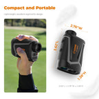 Golf Rangefinder With Slope, Cigman 850 Yards Range Finder Golf, Laser Rangefinder Golfing With Usb Rechargeable, 6X Magnificati