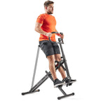 Sunny Health & Fitness Row-N-Ride Plus, Heavy Duty Assisted Squat Machine With 300 Lb Max Weight Capacity, Adjustable Resistance