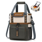 Maelstrom Lunch Box For Women, 20L Insulated Lunch Bag Men, Leakproof Double Deck Cooler Bag, Soft Lunch Cooler With Quick Acces