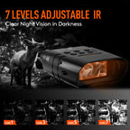 Night Vision Goggles - 5K Night Vision Goggles For Adults, Rechargeable Infrared Night Binocular 5X Digital Zoom External Flashl