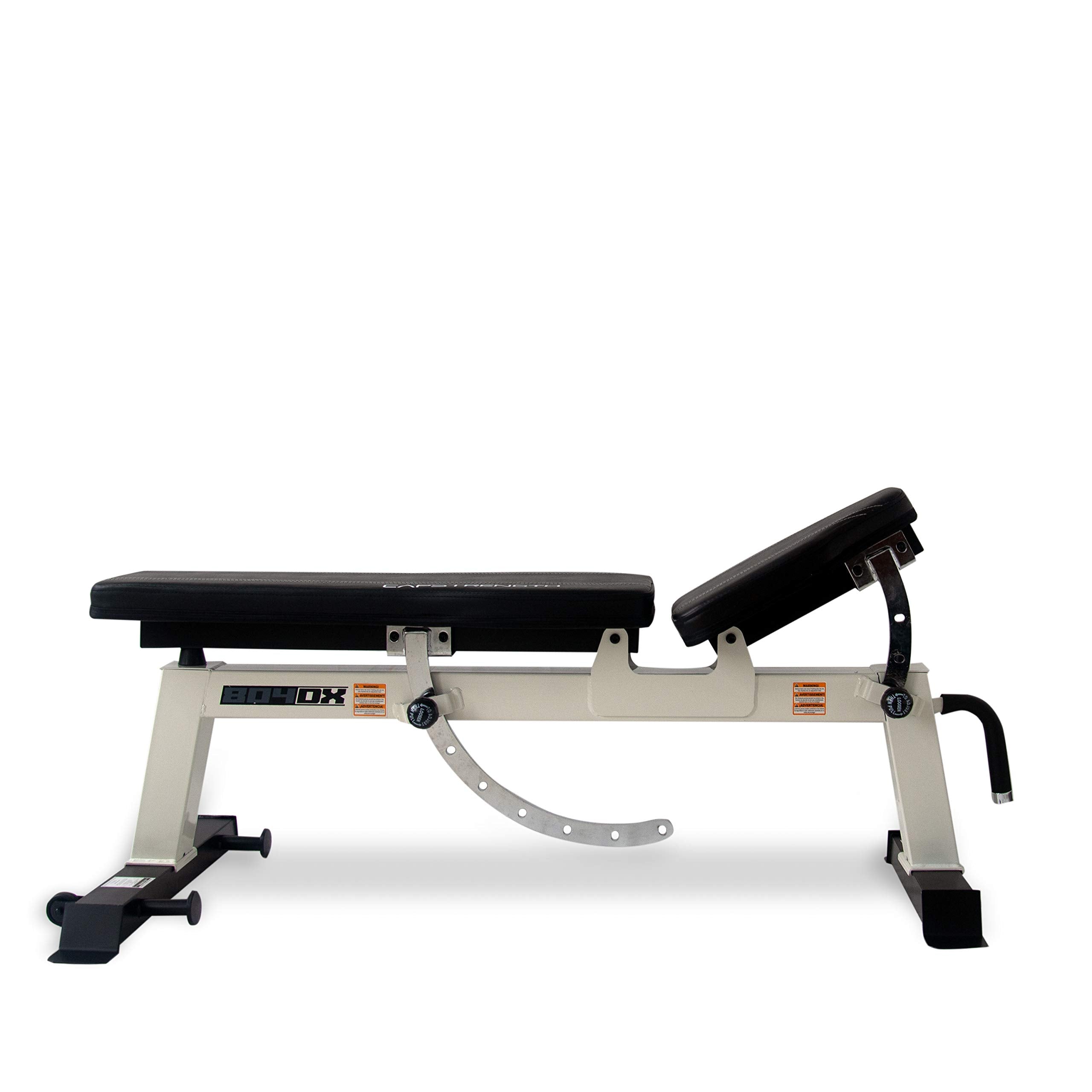 Cap Barbell Deluxe Utility Weight Bench, White (Fm-Cs804Dx-Wh)