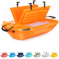 Cuddy Floating Cooler and Dry Storage Vessel - 40QT - Amphibious Hard Shell Design - Multiple Color Options