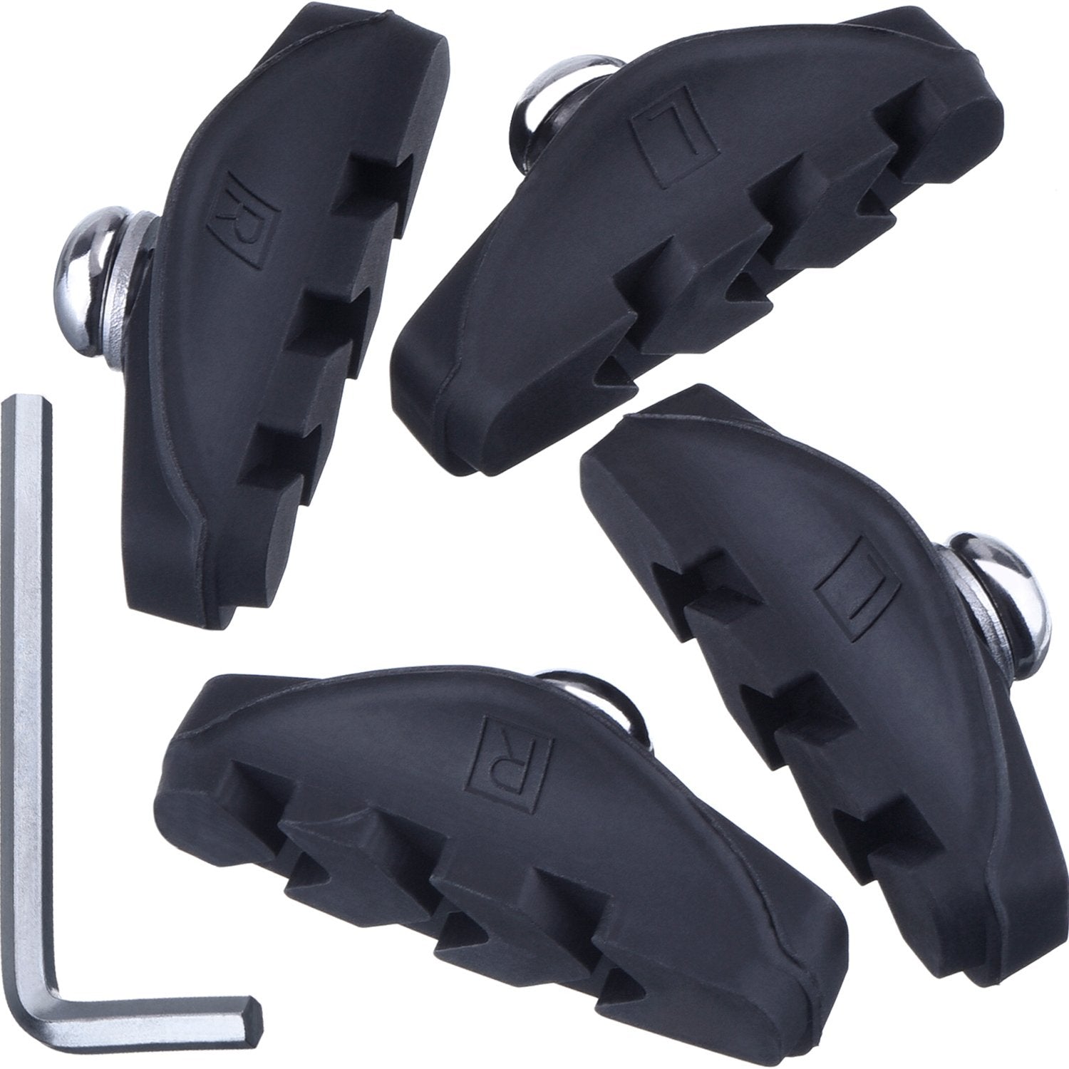 2 Pairs Road Brake Pads With Installation Tool Caliper Brake Blocks 50 Mm