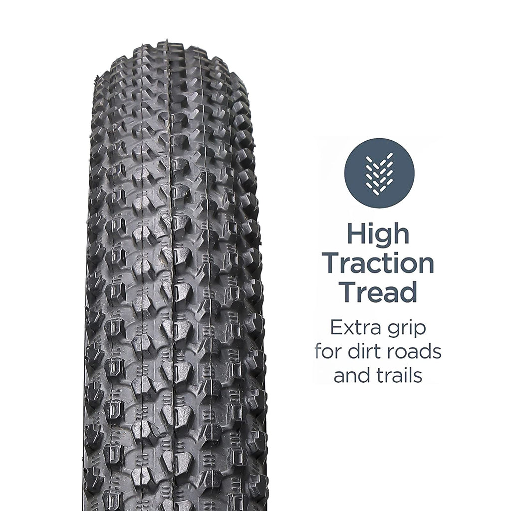 Hycline Bike Tire,20X2.125-Inch Folding Replacement Tire For Mtb Mountain Bicycle-Black