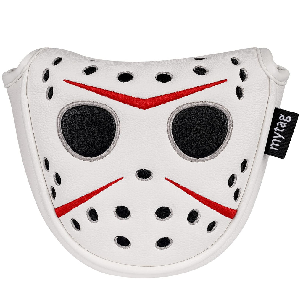 Golf Club Head Covers Mallet Putter Cover Hockey Goalie Mask Strong Magnetic Headcovers For Taylormade Spider Callaway Odyssey P
