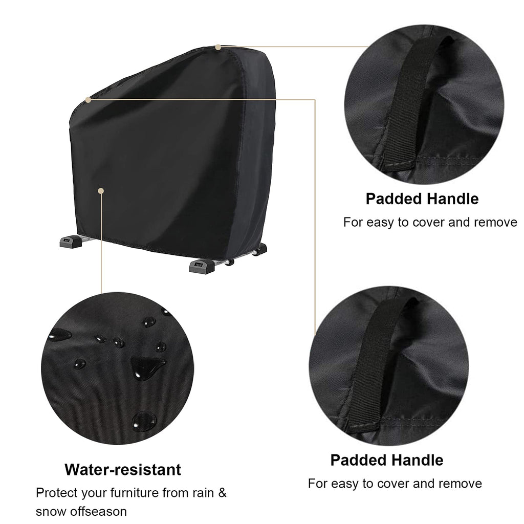 Womaco Exercise Bike Cover Waterproof Dustproof Upright Indoor Cycling Protector Stationary Recumbent Bicycle Protective Covers