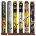 Hem Incense Sticks Variety Pack 29 And Incense Stick Holder Bundle With 6 Money And Good Luck Fragrances