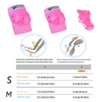 SOHOUR HOME Kids/Youth Knee Pads Elbow Pads Wrist Guards 3 in1Protective Set, for 3-15 Years Child Roller Skates, Cycling, Inlin