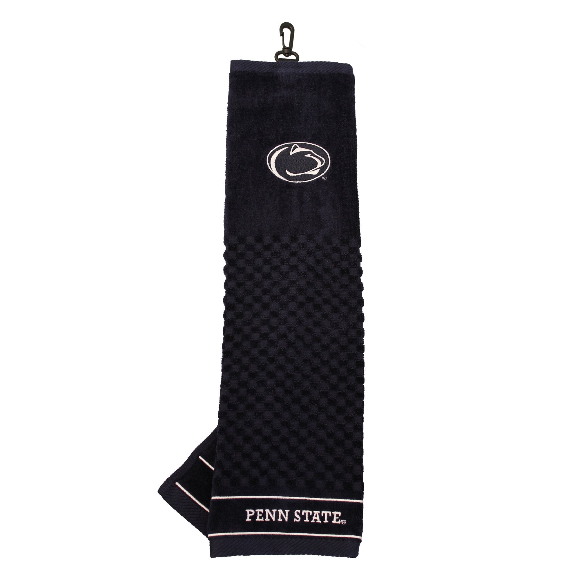 Team Golf Ncaa Penn State Nittany Lions Embroidered Golf Towel Embroidered Golf Towel, Checkered Scrubber Design, Embroidered Lo