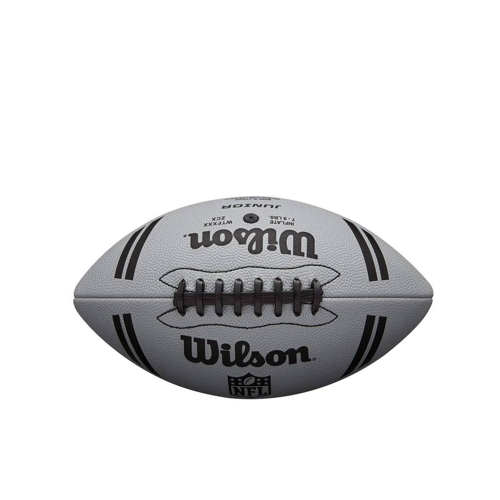 Wilson Nfl Spotlight Football - Silver, Junior Size