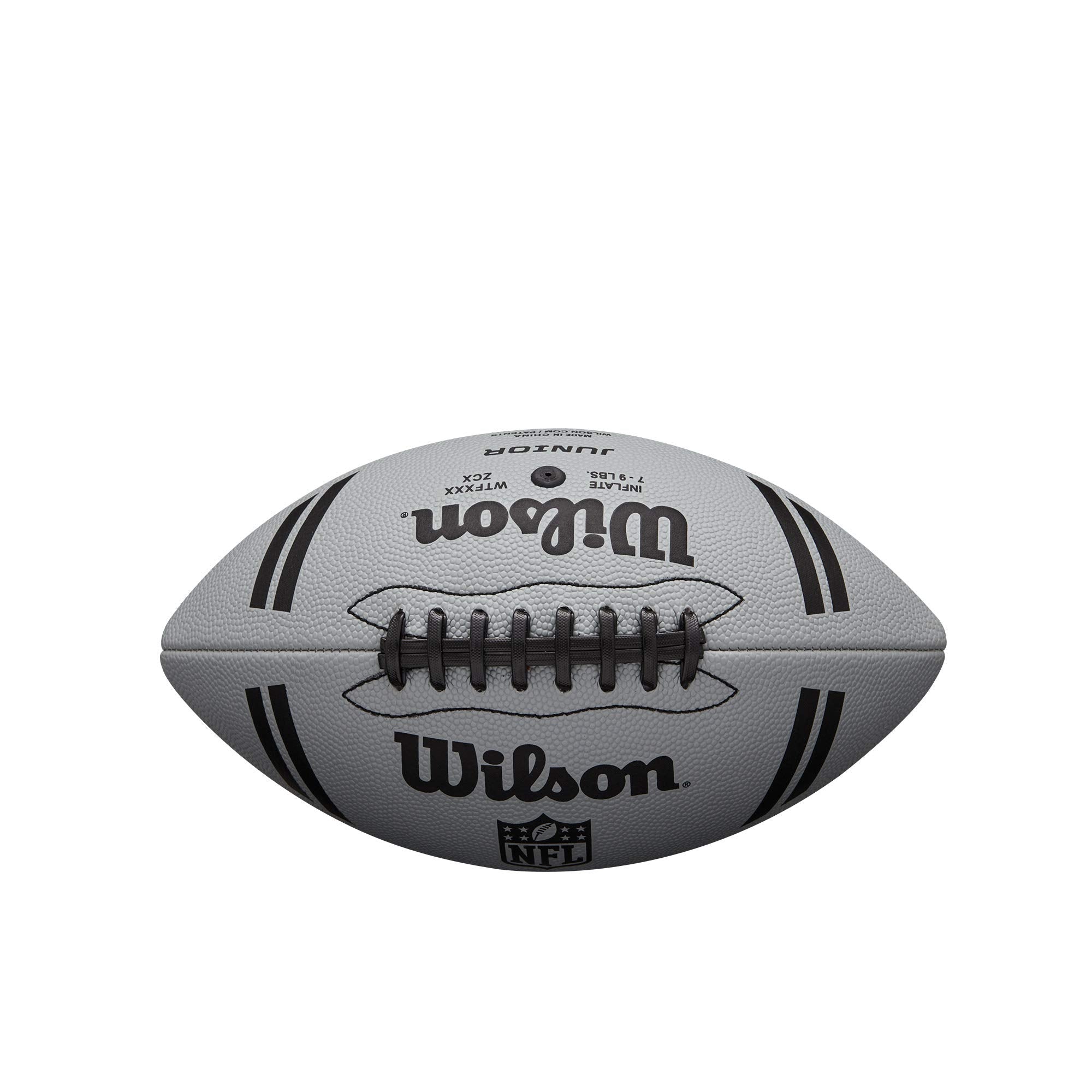 Wilson Nfl Spotlight Football - Silver, Junior Size