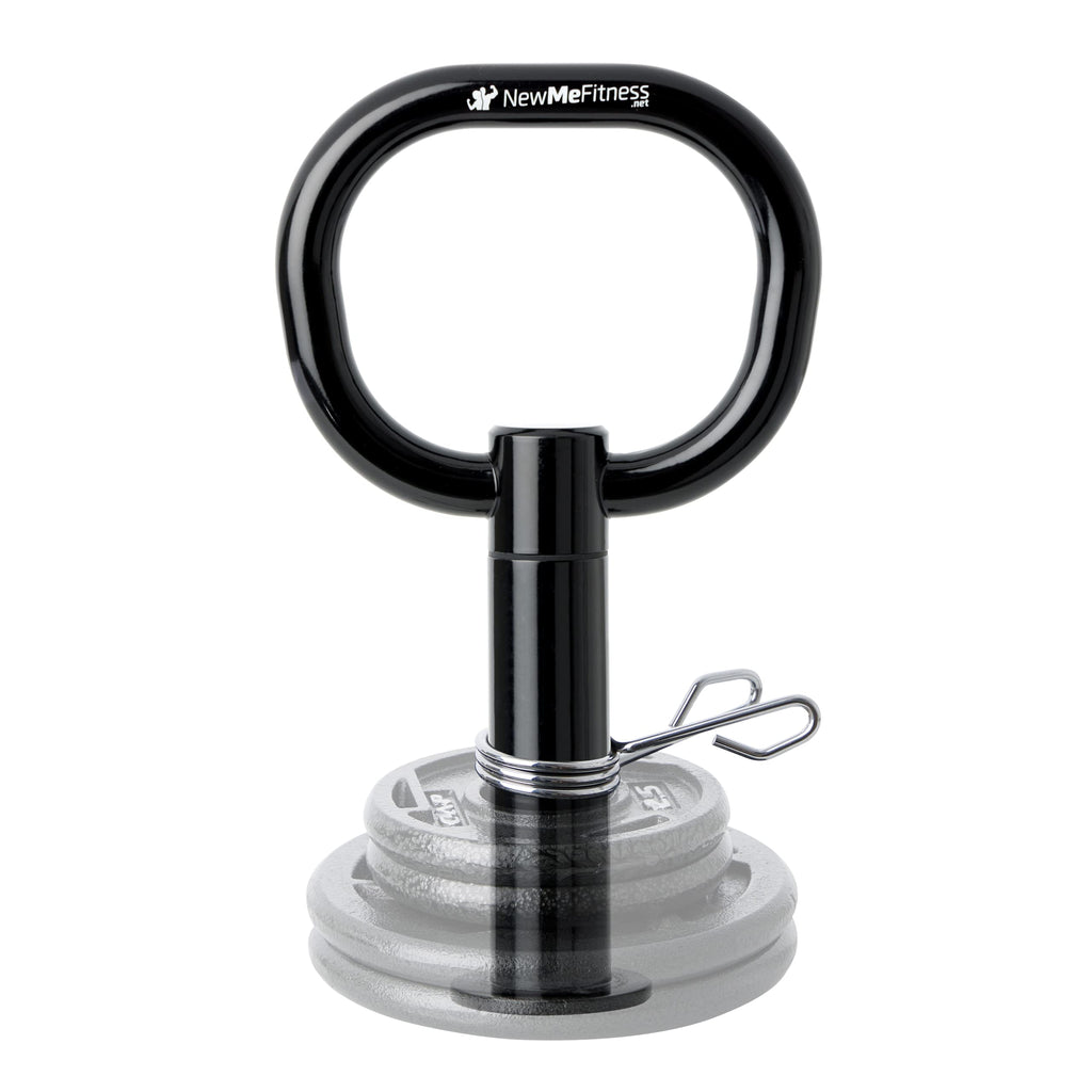 Newme Fitness Adjustable Kettlebell Grip, Loadable Handle For Kettlebell And Dumbbell Weight Strength Training For Men And Women