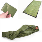 2Pcs Emergency Sleeping Bag, Lightweight Survival Sleeping Bags Thermal Bivvy Sack Emergency Blanket Survival Gear For Camping,