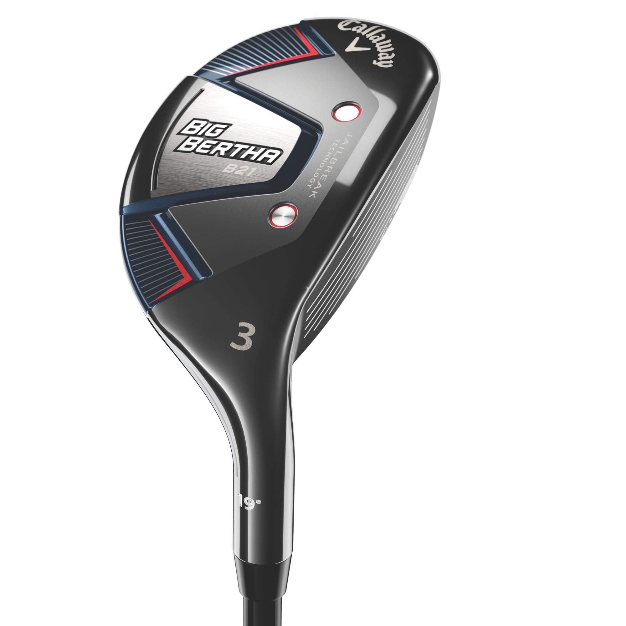 Callaway Big Bertha B21 Hybrid (Right, Graphite, Regular, 5 Hybrid) , Silver