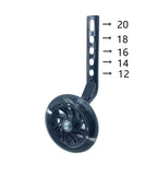 Yjia A Pair Of Children'S Bicycle Riding Flash Silent Training Wheels, Suitable For 12-20 Inch Single Speed Bicycles (Black111)