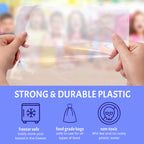Reusable Plastic Bread Bags For Homemade Bread - 100 Pack Clear Bread Bag With Ties For An Airtight Moisture-Free Preservation A