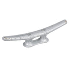 Seachoice Open Base Dock Cleat, Galvanized Gray Iron, 10 In.